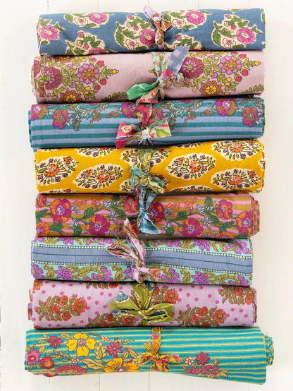 Mix & Match Cotton Pillowcase, Single - Teal Willow Medallion-view 4