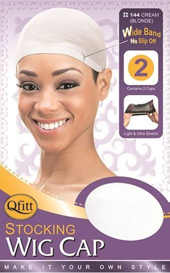 M&M Stocking Wig Cap - Dozen Pack ( 2 Colors) - Palms Fashion Inc.