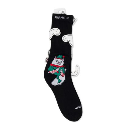 RIPNDIP Nermal Elf Socks (Black)