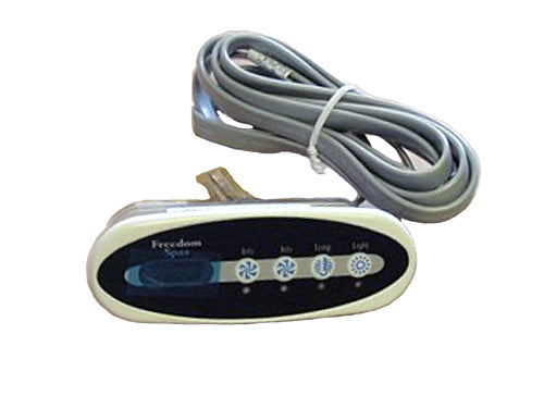 Master Spa   X310042   Topside Control Panel   MAS425 4 Button