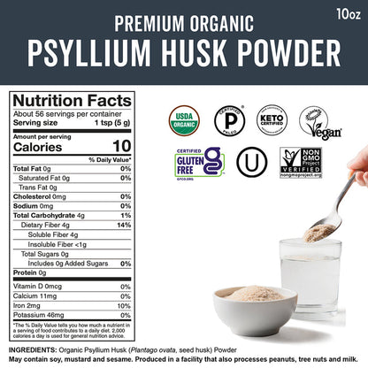 Organic Psyllium Husk Powder