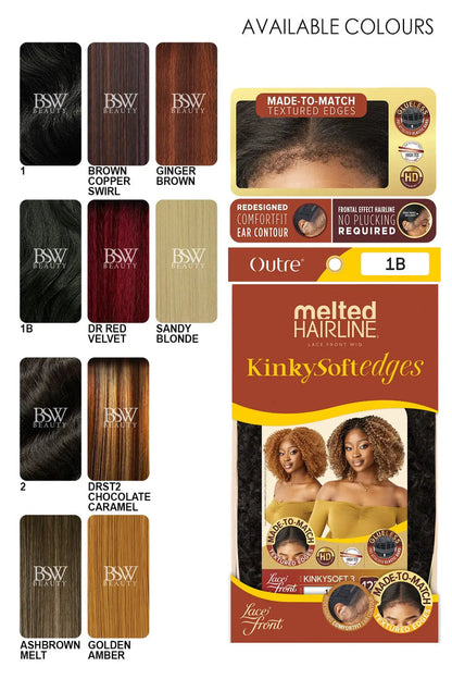 OUTRE MELTED HAIRLINE LACE FRONT WIG - KINKY SOFT 3 - BSW BEAUTY CANADA