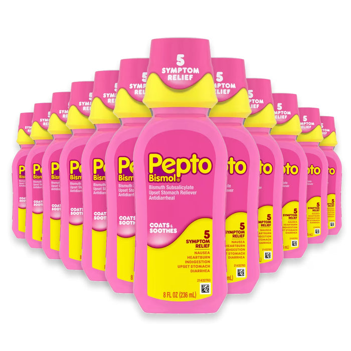 Pepto-Bismol Original Liquid Digestive Support - 8 fl - 12 Pack
