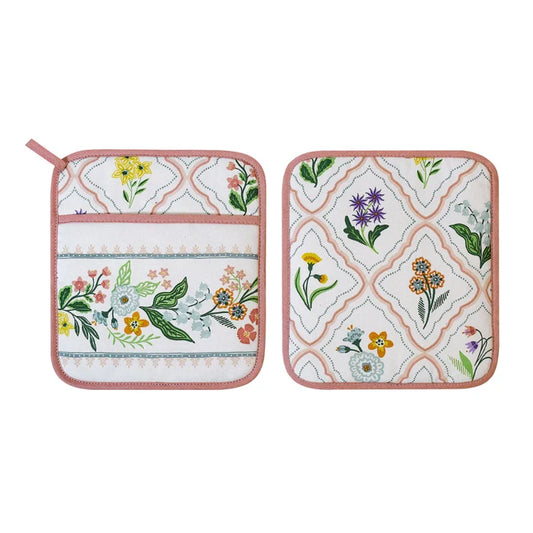 Petals & Prose Pot Mitt