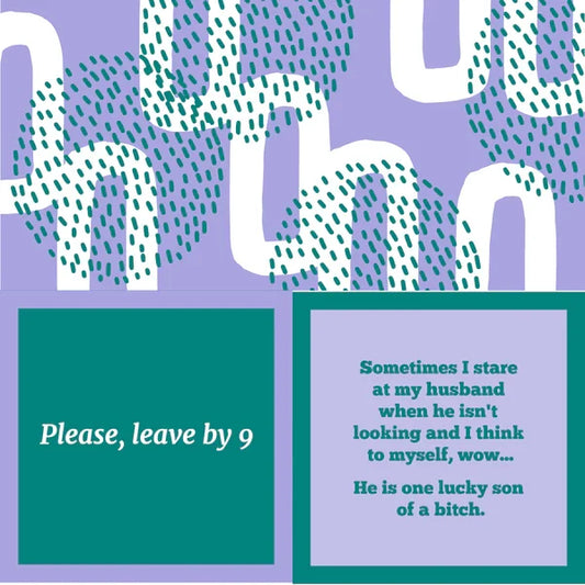 Please Leave By 9 Cocktail Napkins