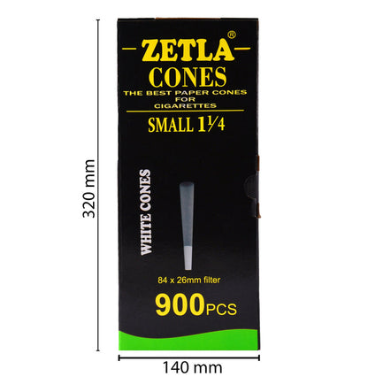 Pre Rolled Cones Zetla Small 1 1/4 (900 Pcs) - Zetla