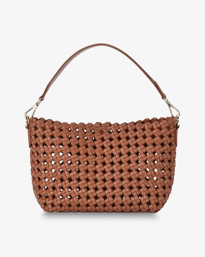 RICHMOND CROSSBODY BAG in Dark Tan by Elms + King