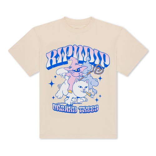 RIPNDIP Ripndip Wizard Trees Riding High Tee (Stone)