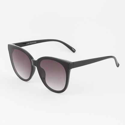 Round Large Frame Cateye Sunglasses