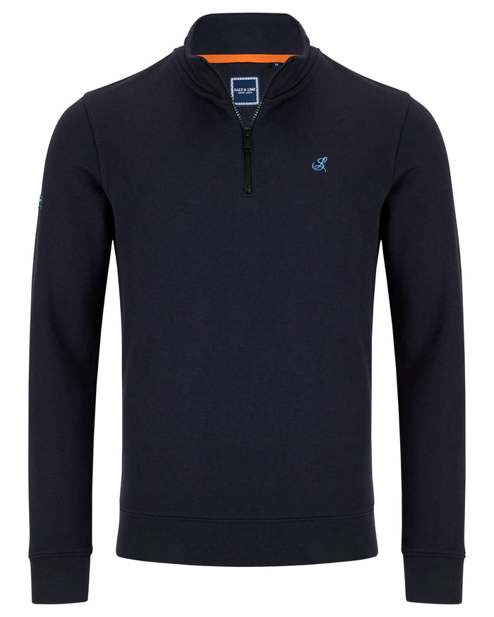 Salt & Lime Coast 1/4 Zip Sweat
