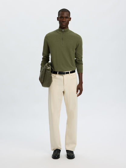 Selected Homme Berg 1/4 Zip Knit