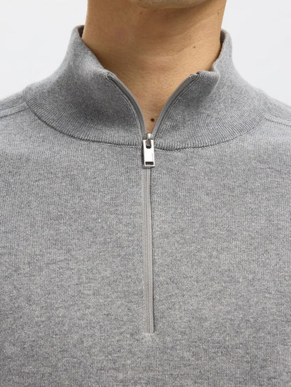 Selected Homme Berg 1/4 Zip Knit