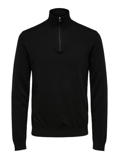 Selected Homme Berg 1/4 Zip Knit