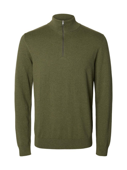 Selected Homme Berg 1/4 Zip Knit
