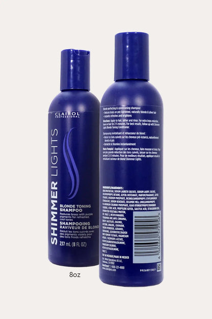 SHIMMER LIGHTS BLONDE TONING SHAMPOO CLAIROL