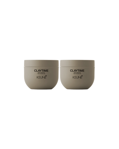 Keune Style Claytime Haarklei per 2 stuks verkrijgbaar bij Care For Hair