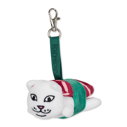 RIPNDIP Sushi Nerm Mini Plush Key Chain (Multi)