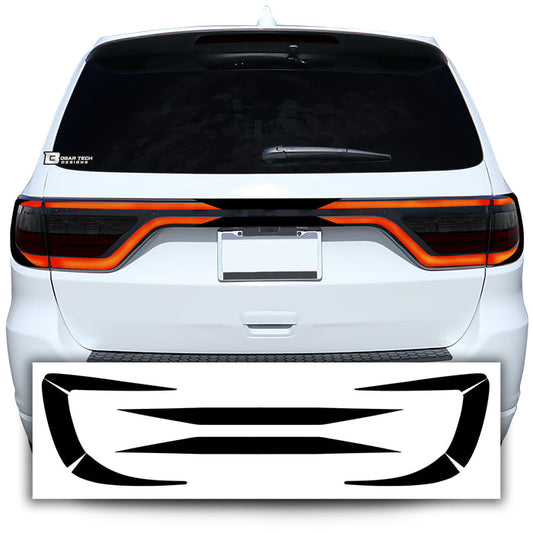 Tail Light Race Track Bat Vinyl Overlay Decal Sticker Film Fits Dodge Durango 2014 - 2022 Gloss - Bogar Tech Designs