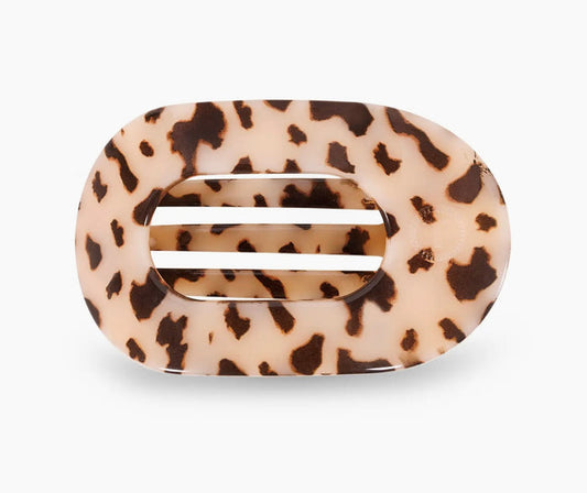 Teleties Blonde Tortoise Flat Clip- Small
