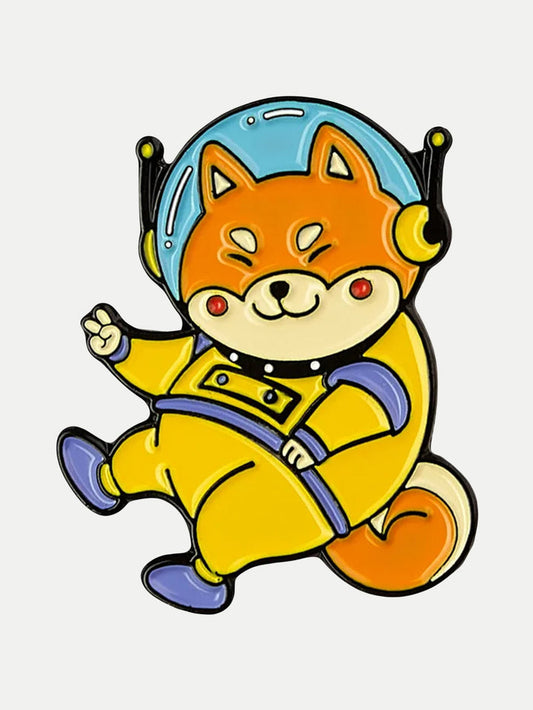 Threadheads Enamel Pin | Cosmic Shiba-Image 1