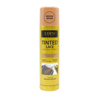 Tinted Lace Aerosol Spray 5.07oz/150ml: Medium Brown