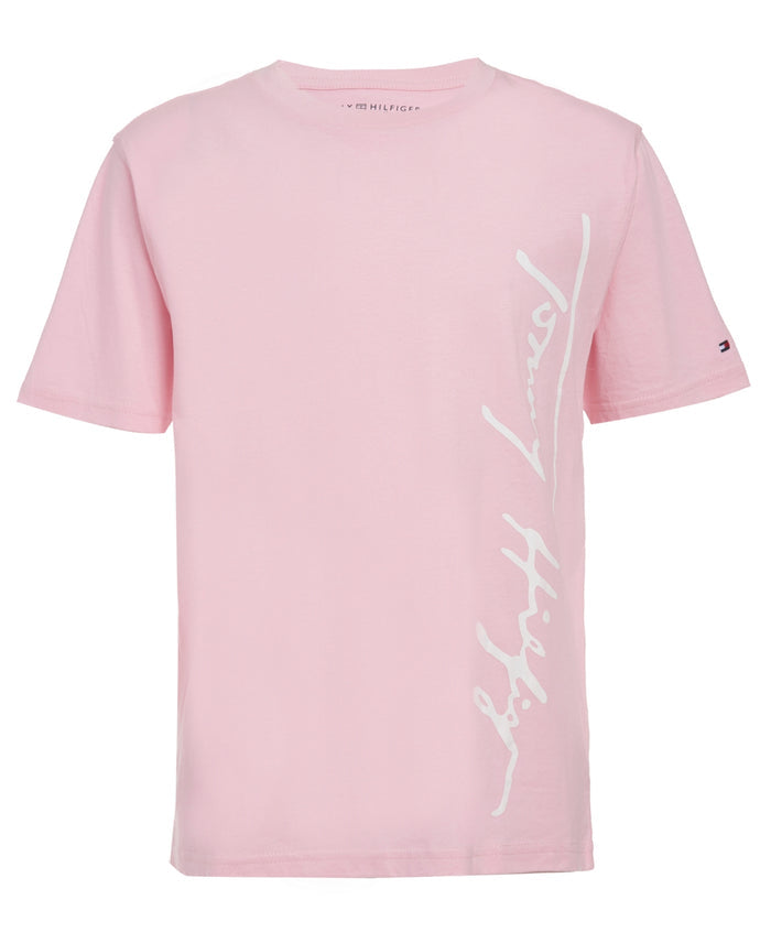 Tommy Hilfiger Big Boys Script Short Sleeve T-shirt