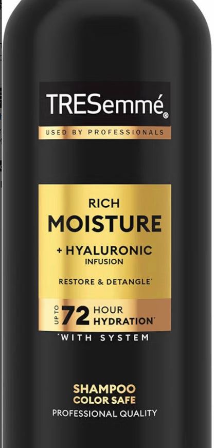 TRESemmé Rich Moisture Moisturizing Shampoo & Conditioner with Pump