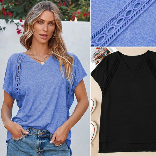 V-Neck Short Sleeve T-Shirt