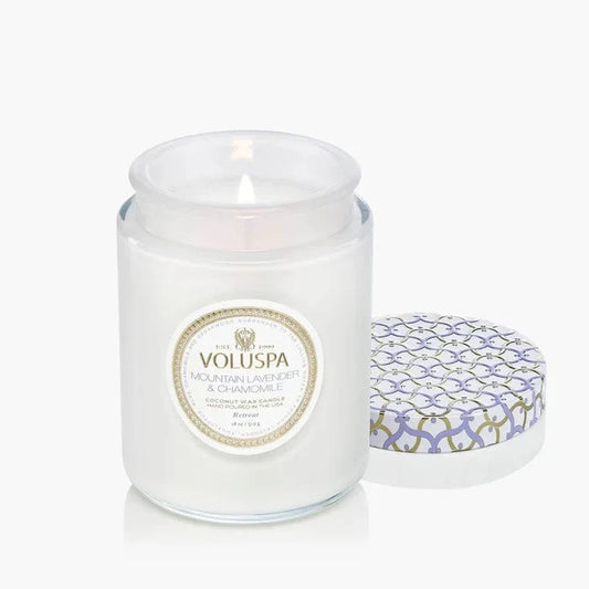 Voluspa Mountain Lavender & Chamomile Large Jar Candle