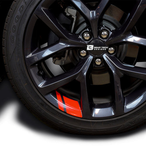 Wheel Rim Decal Stickers Stripes for 18" - 20" Wheels - Bogar Tech Designs