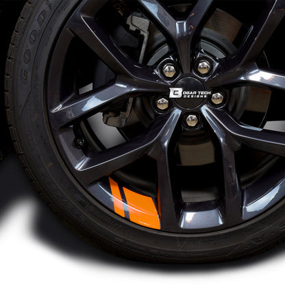 Wheel Rim Decal Stickers Stripes for 18" - 20" Wheels - Bogar Tech Designs